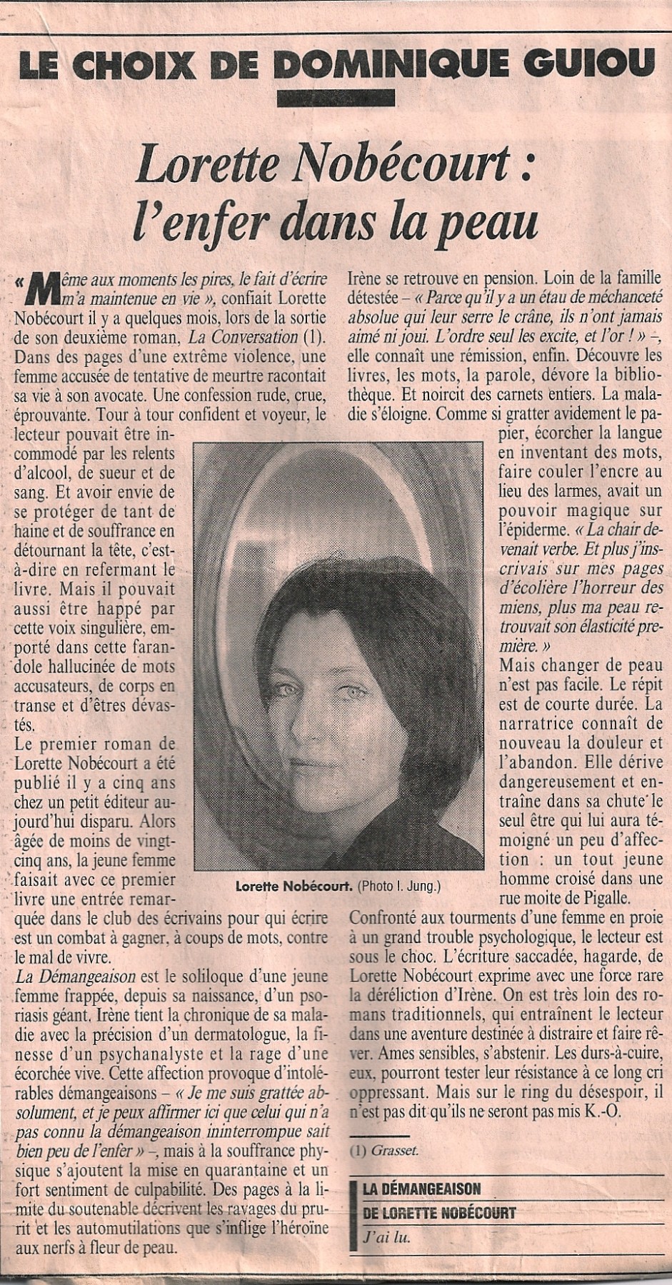 Le Figaro, 25 sept 1998