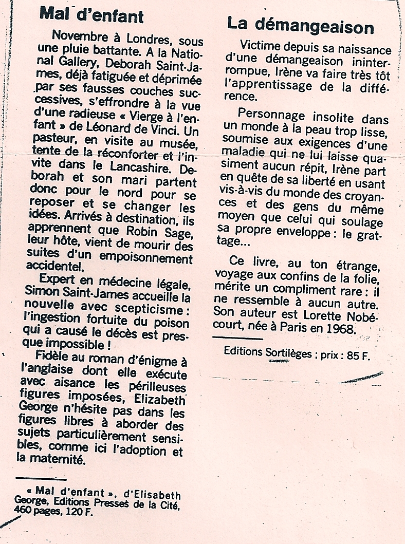 La Montagne, 15 nov 1994