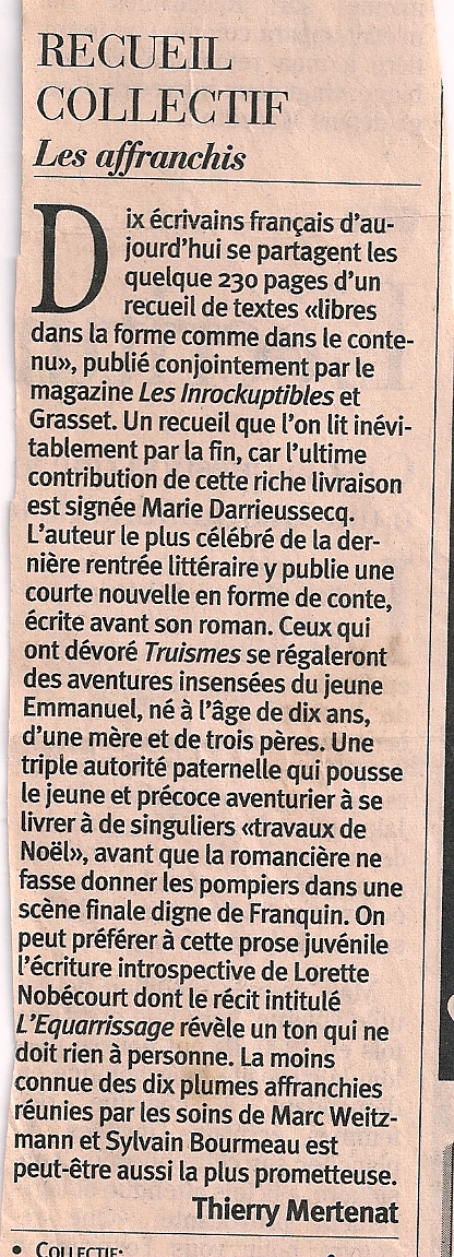 Journal de Gen&egrave;ve, 19 avril 1997