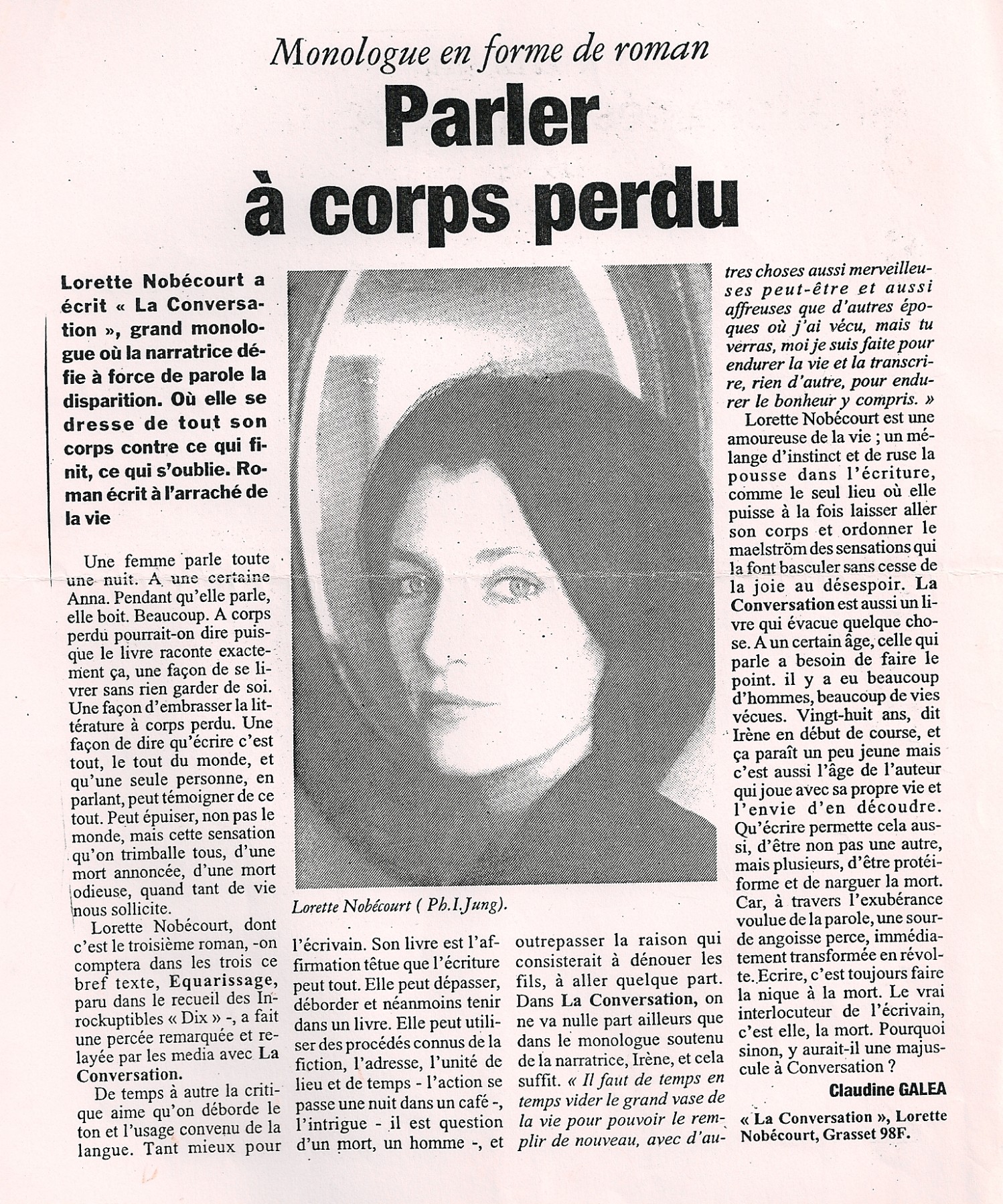 La Marseillaise, 14 juin 1998
