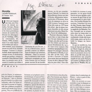 Le Magazine Litt&eacute;raire, oct 1999