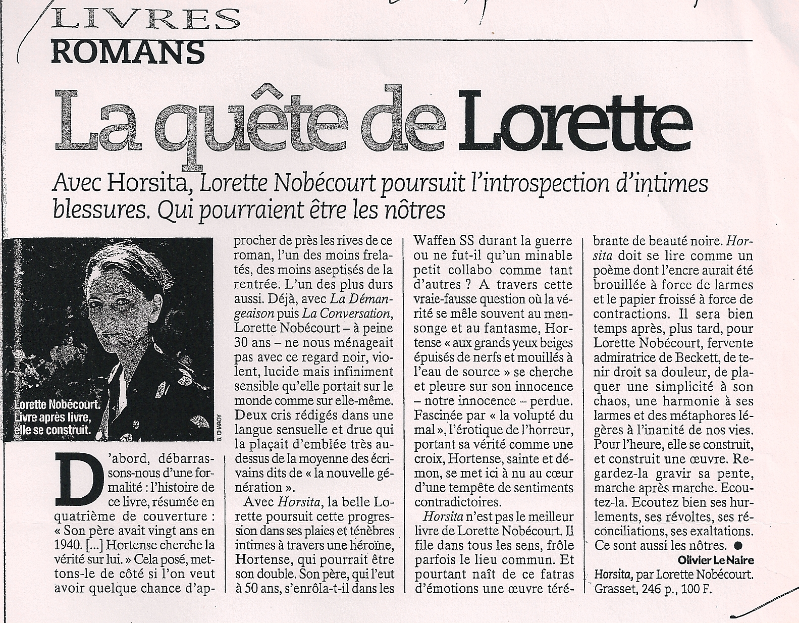 L'Express, sept 1999