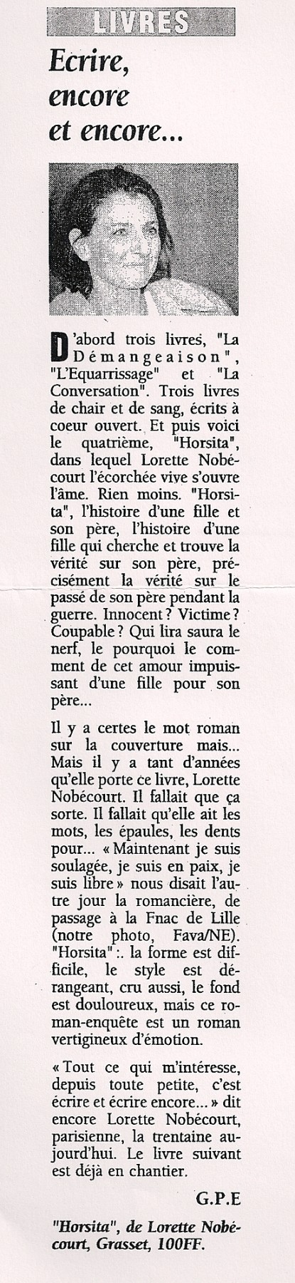 Nord Eclair, 22 oct 1999