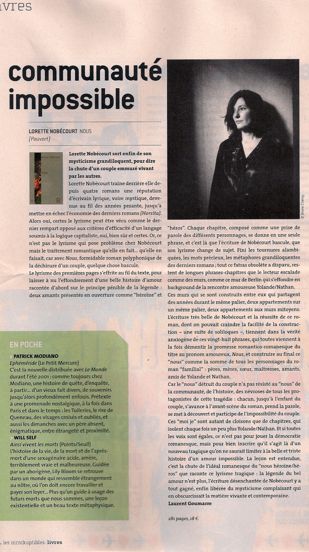 Les Inrocks, automne 2002