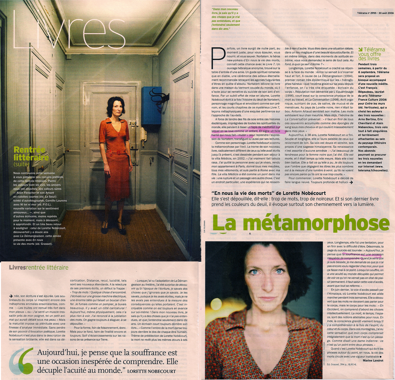 T&eacute;l&eacute;rama, 30 ao&ucirc;t 2006