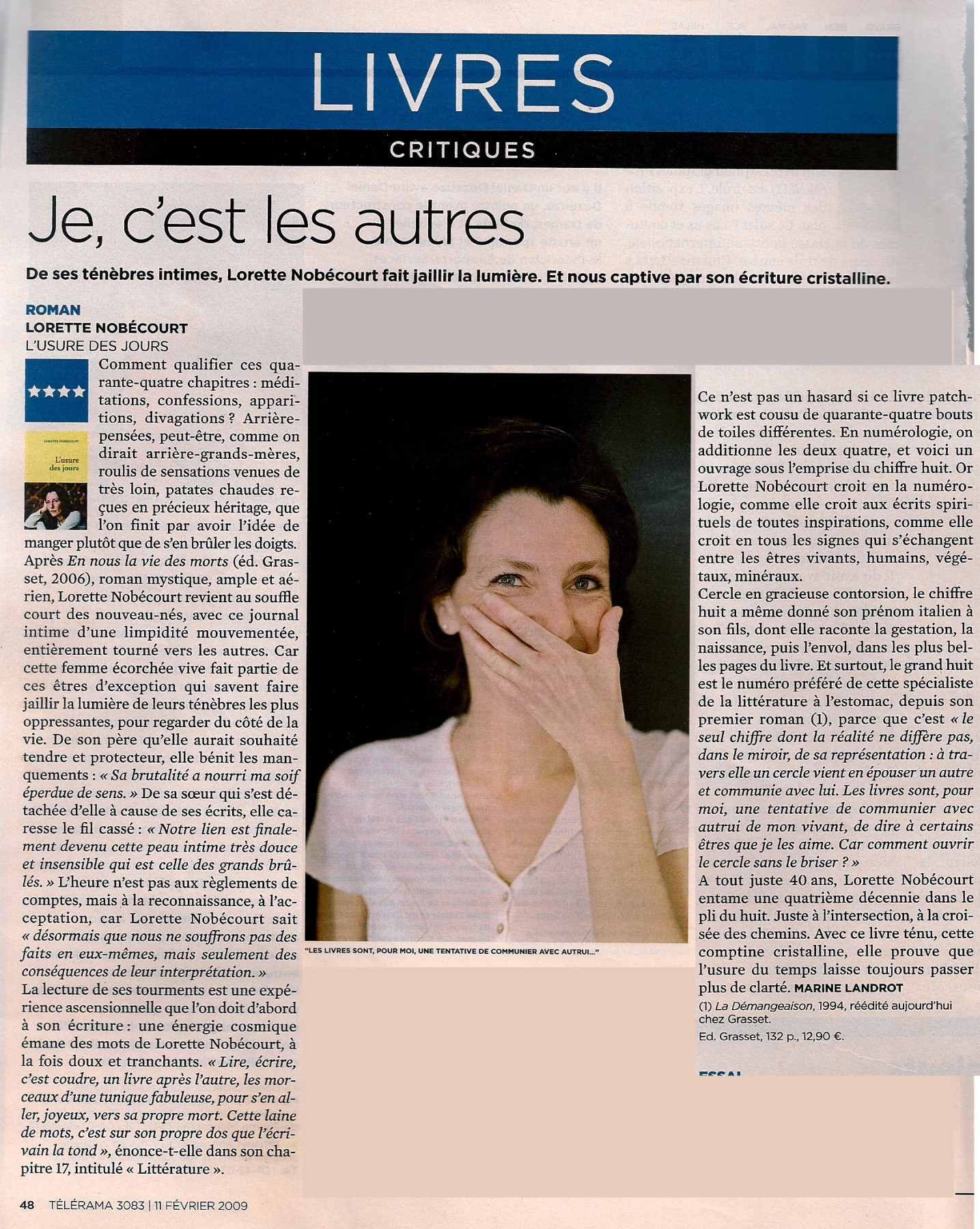 T&eacute;l&eacute;rama, 11 f&eacute;v 2009