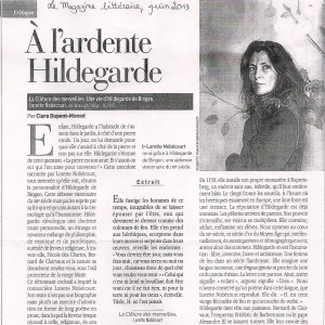 Le Magazine Litt&eacute;raire, juin 2013