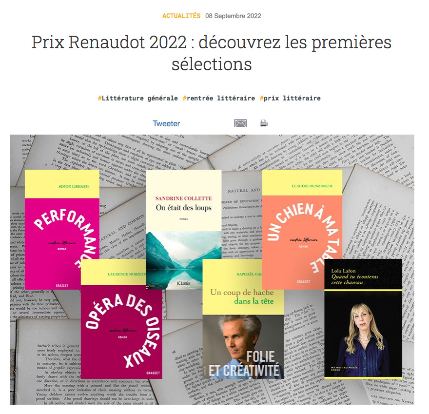 S&eacute;l&eacute;ction Renaudot