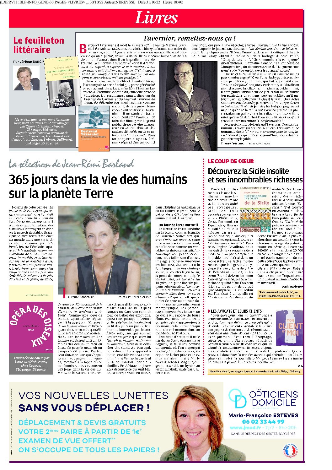 La Provence, 30 oct 2022